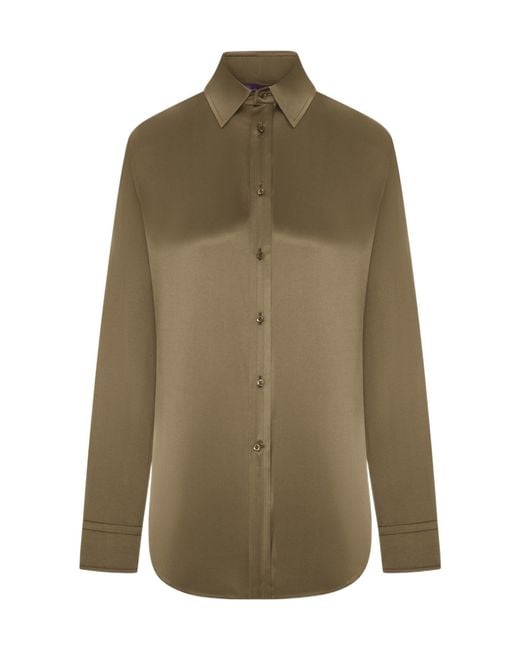 Ralph Lauren Green Long-Sleeve Button-Down Shirt