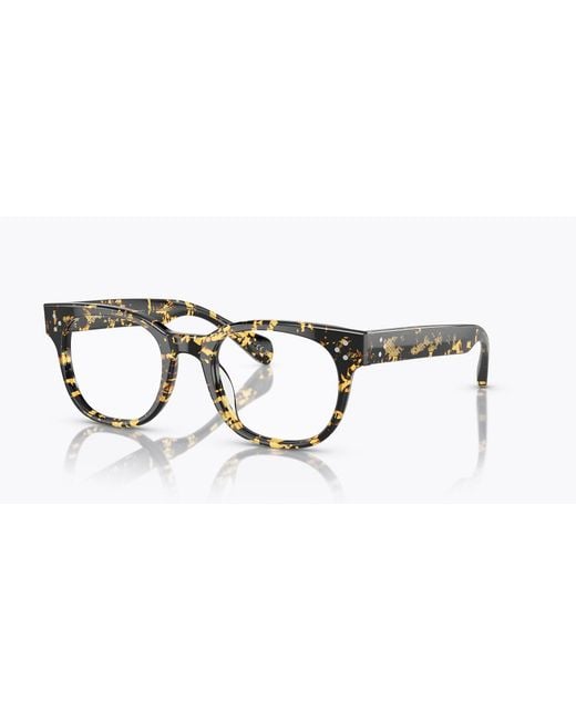 Oliver Peoples White Afton Flat Mirror for men