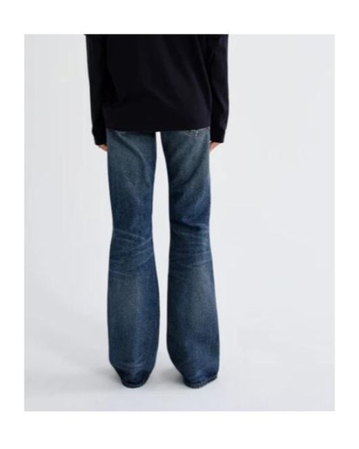 Agolde Blue Low-Rise Jeans