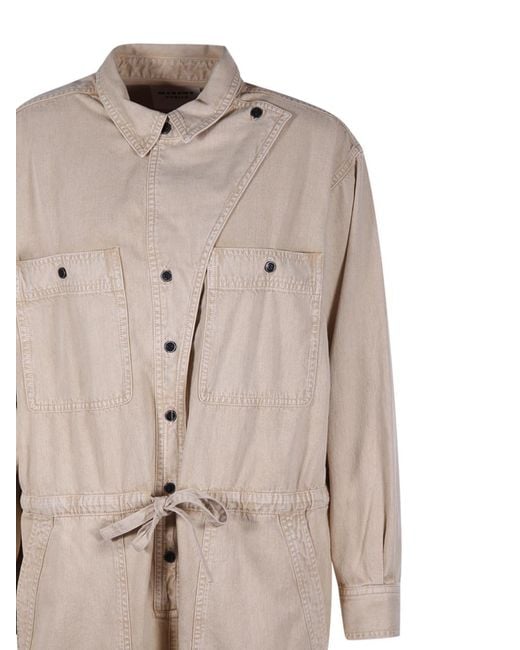 Isabel Marant Natural 'utility' Jumpsuit