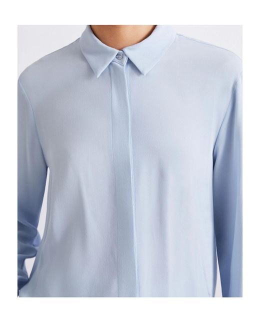 Marella Blue Long Sleeve Shirt