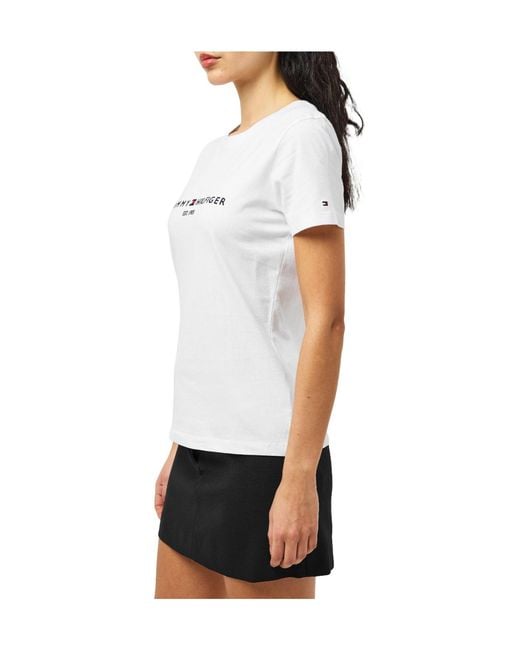 Tommy Hilfiger White Essential T Shirt