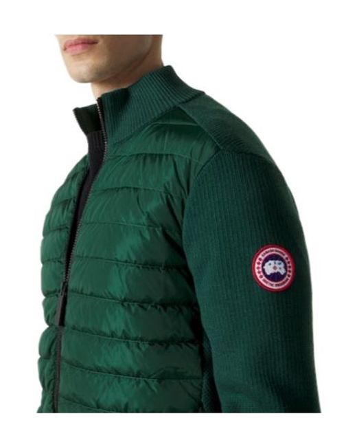 Canada Goose Green Long-Sleeve Down Jacket for men