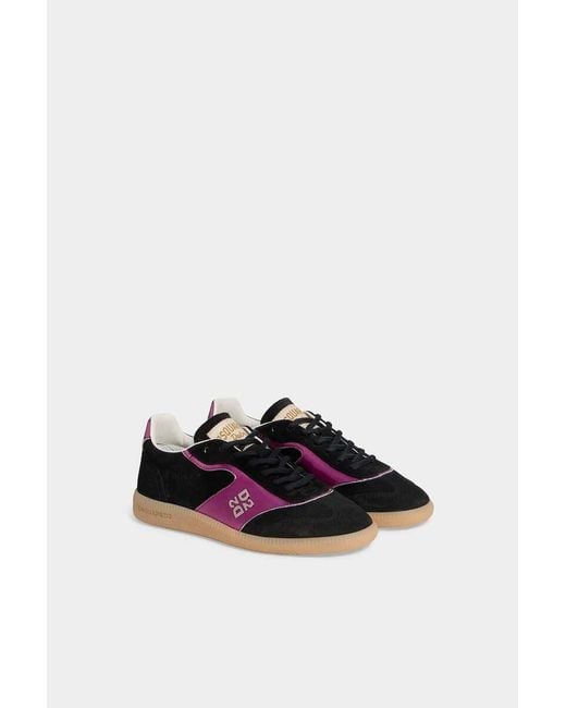 DSquared² Black Rebels Panelled Sneakers