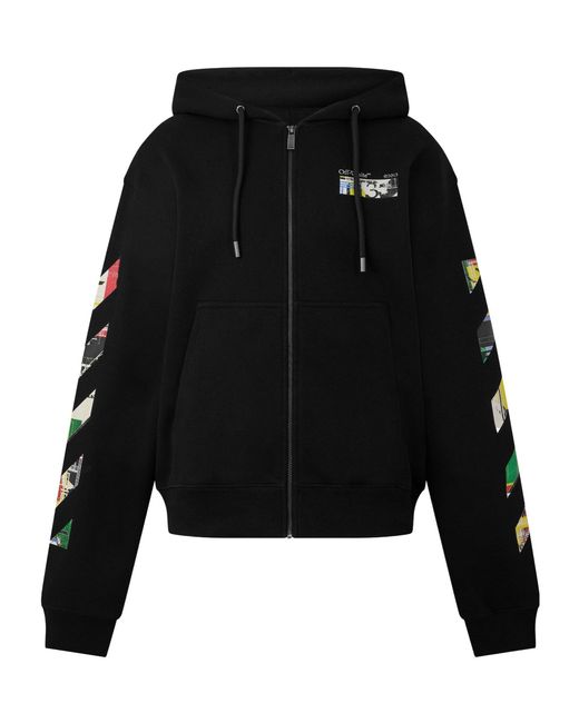 Off-White c/o Virgil Abloh Black Long-Sleeve Sweatshirt for men