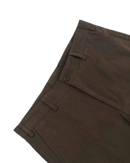 Paul & Shark Brown Straight Casual Pants for men
