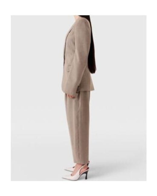 Stella McCartney Brown Checkered Blazer