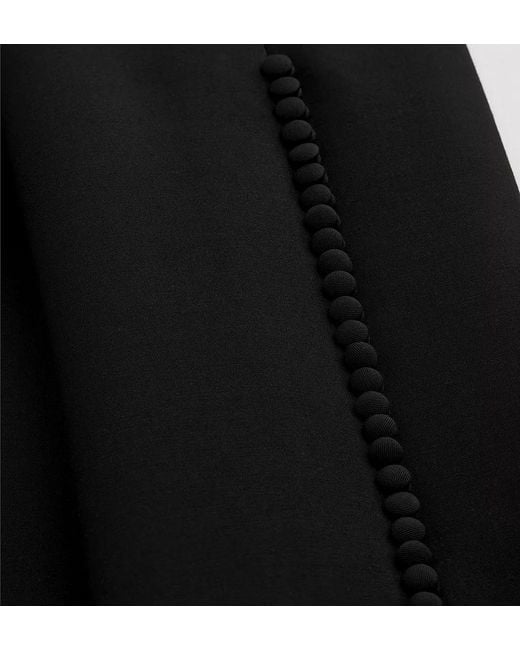 Dior Black Fitted Flared Pants
