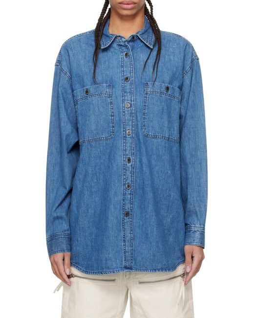 Isabel Marant Blue Verane Shirt