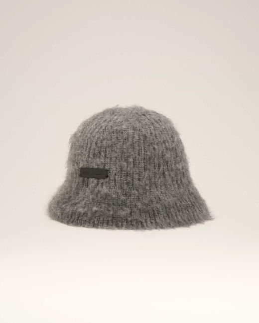AMI Gray Ami Mohair Bucket Hat for men