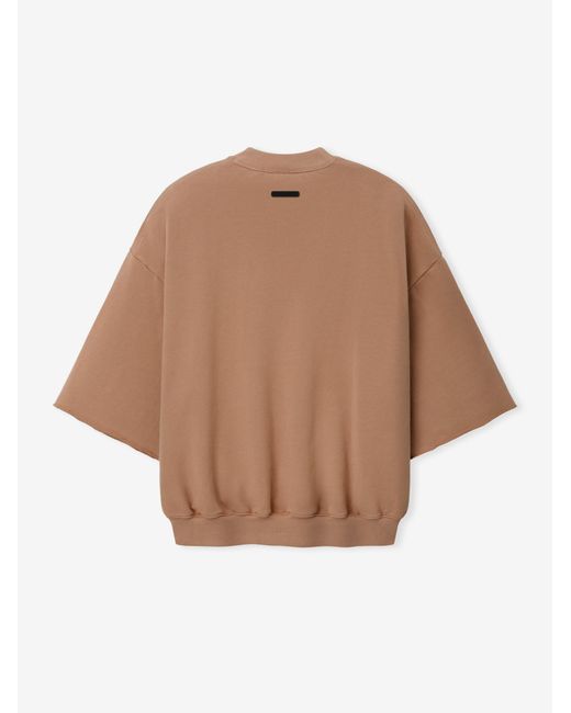 Fear Of God Natural 3/4 Sleeve Logo Sweatshirt for men