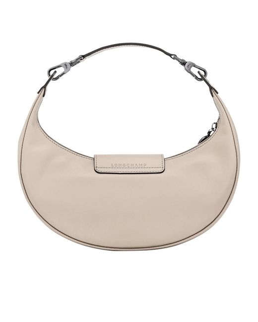 Longchamp White Le Pliage Xtra S Shoulder Bag