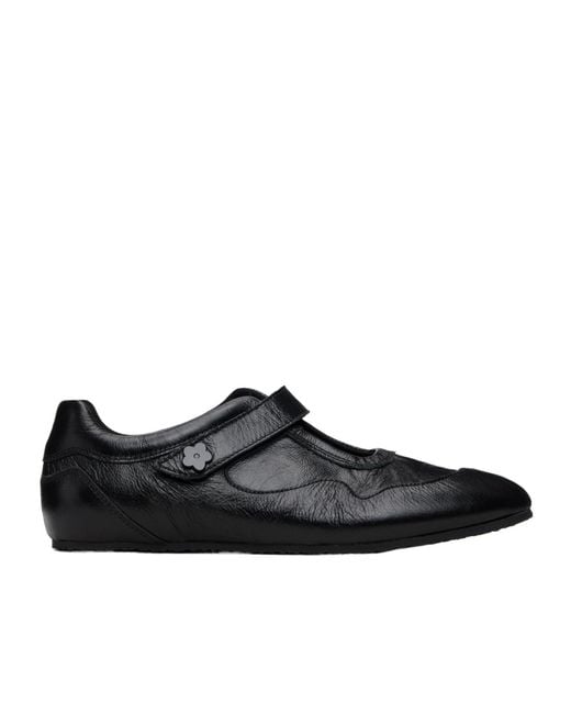 CECILIE BAHNSEN Black Bess Mary Jane Ballet Flats
