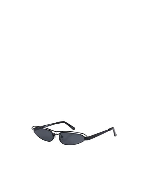 The Attico White Norma Sunglasses