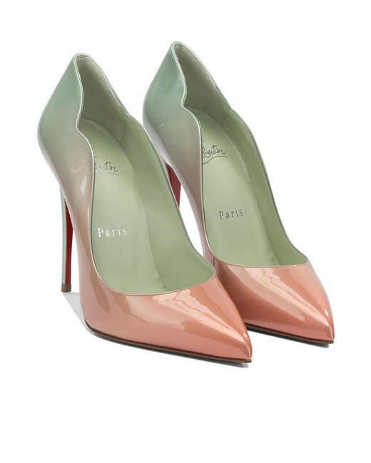 Christian Louboutin Metallic Gradient Pointed-Toe Pumps