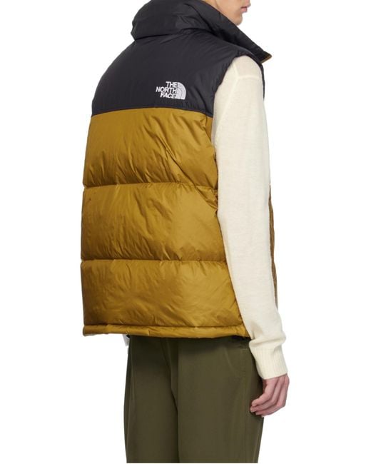 The North Face Green 1996 Retro Nuptse Puffer Gilet for men