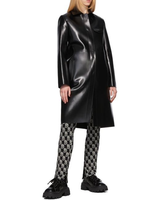 we11done Black Monogram Knitted Trousers