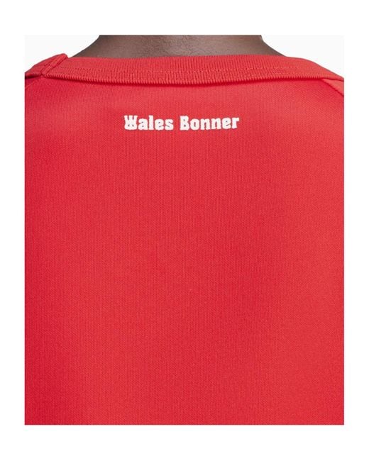 Adidas by Wales Bonner Red X Wales Bonner Trefoil Logo Sweatshirt for men