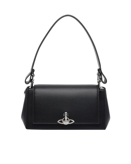 Vivienne Westwood Black Hazel Medium Handbag