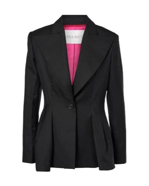 Nina Ricci Black Wool Gabardine Blazer