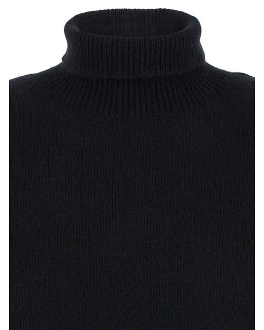 The Row Blue Hepny Turtleneck Knitted Jumper