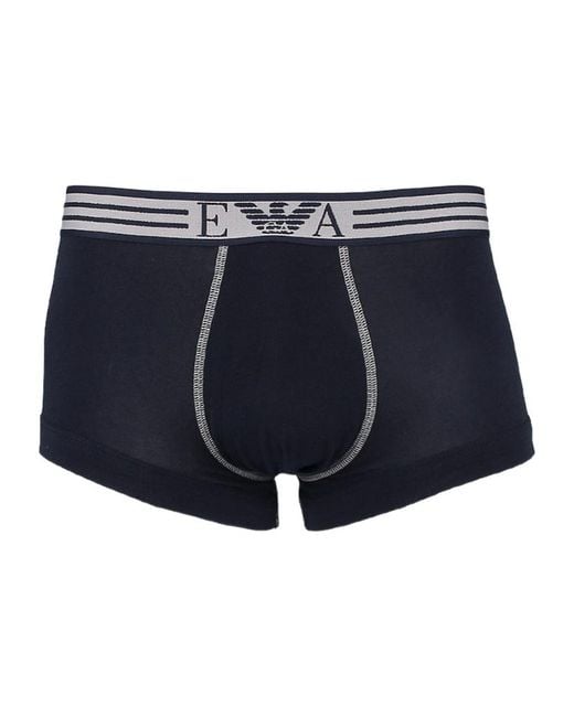 Emporio Armani Blue Elastic Waist Underwear for men
