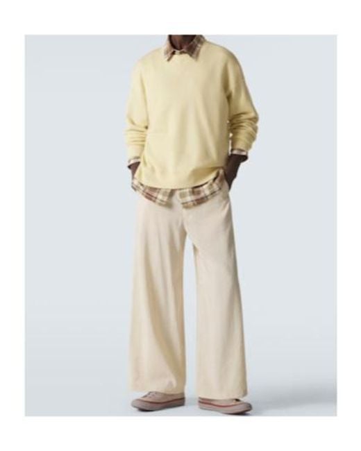 Visvim Natural Jumbo Wool And Cotton Sweatshirt for men