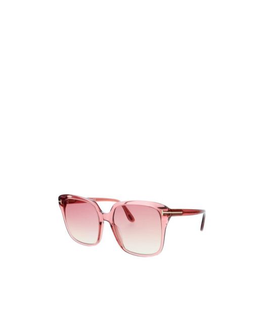Tom Ford Pink Logo Sunglasses