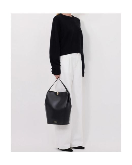 Loulou de Saison Black Bruzzi Crewneck Jumper