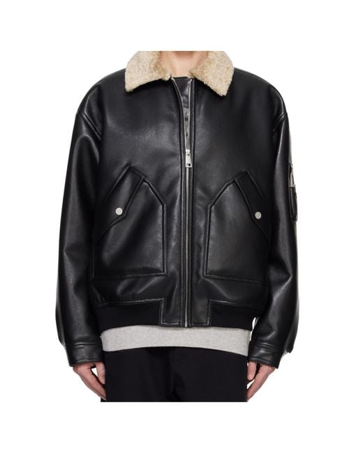 Nanushka Black Lude Jacket for men
