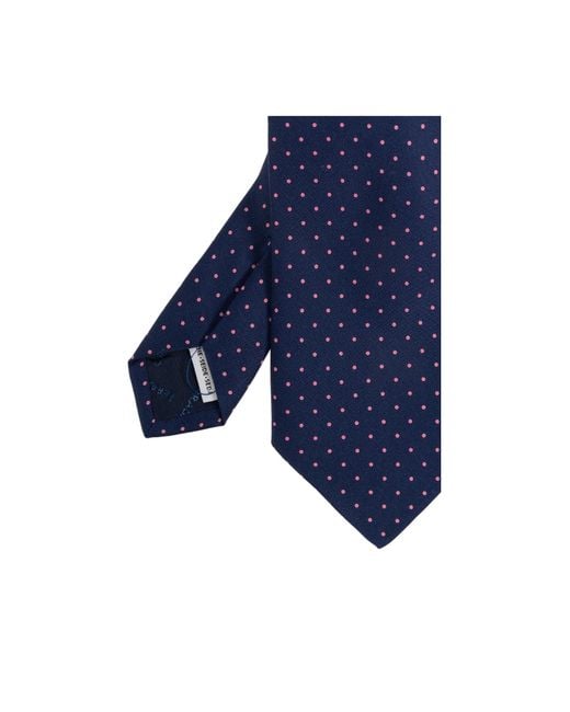 Ferragamo Blue Logo Tie for men