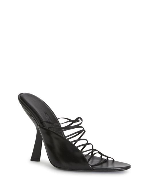 Ferragamo White Hollow-Out High-Heeled Sandals