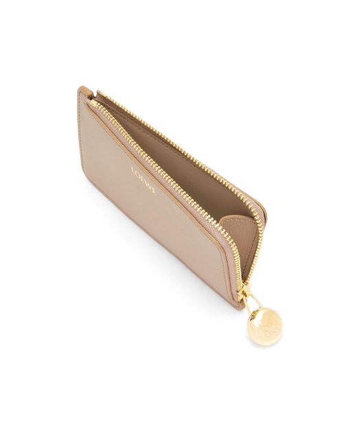 Loewe Natural Pebble Zipped Coin Cardholder