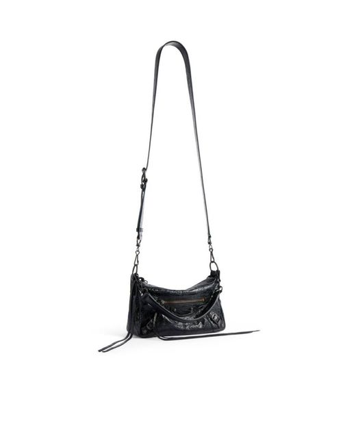 Balenciaga Black Le City Moto Mini Shoulder Bag