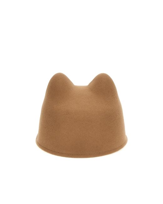Maison Michel Brown Jamie Hat