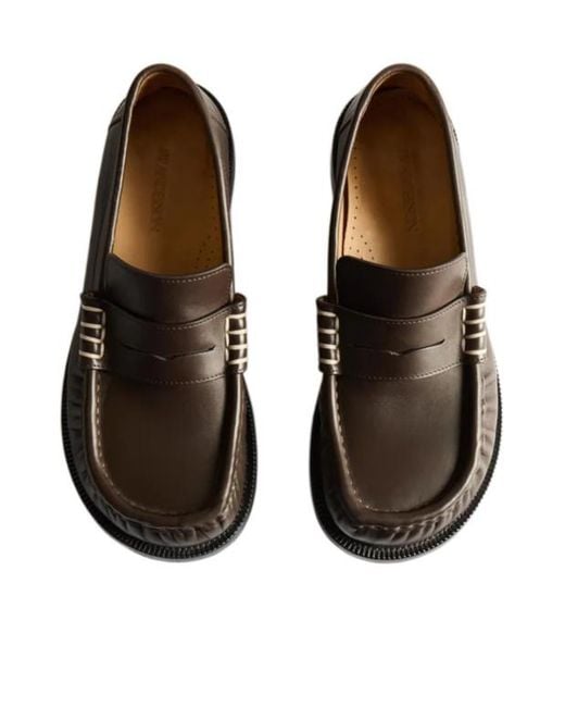 J.W. Anderson Black Loafer Moccasins for men