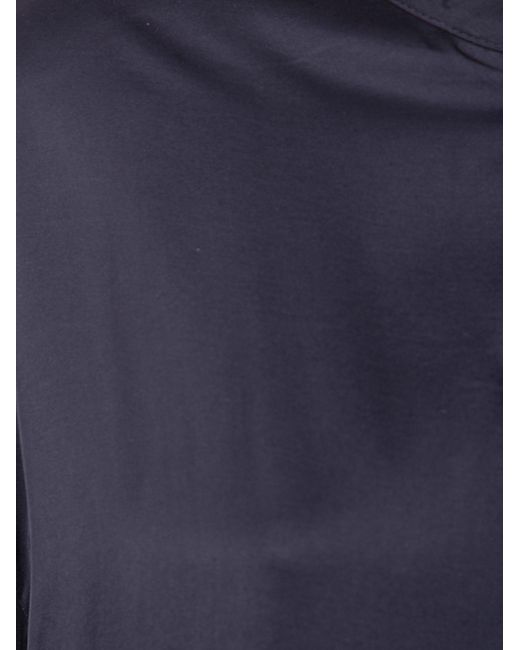 Thom Krom Blue Raw Edge Shirt Dress