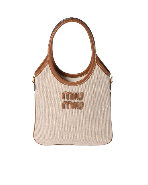 トートバッグ MiuMiu 'IVY' shoulder bag Miu Miu Ivy Tote Bag | Black | FARFETCH
