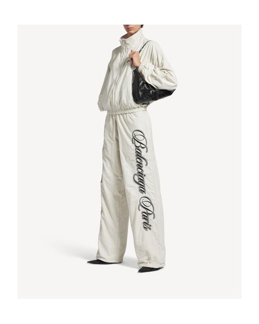 Balenciaga Multicolor Cursive Logo Tracksuit Pants for men