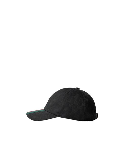 Gucci Black Gg Baseball Cap for men