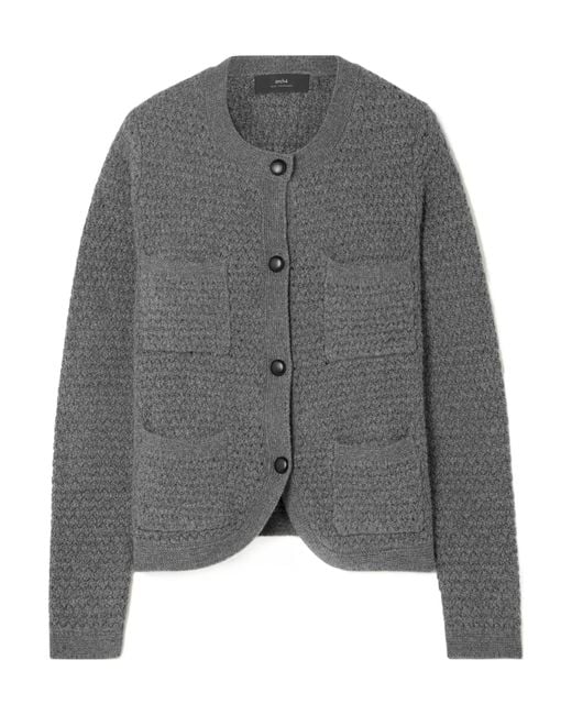 arch4 Gray Ribbed Sweater