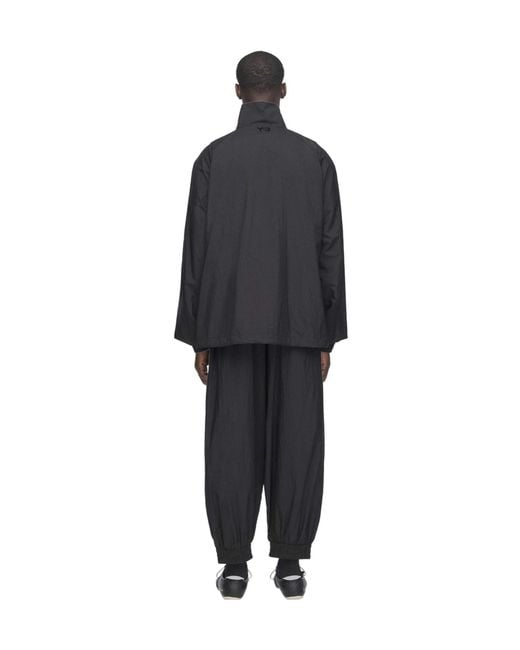 Y-3 Gray Solid Color Casual Trousers for men