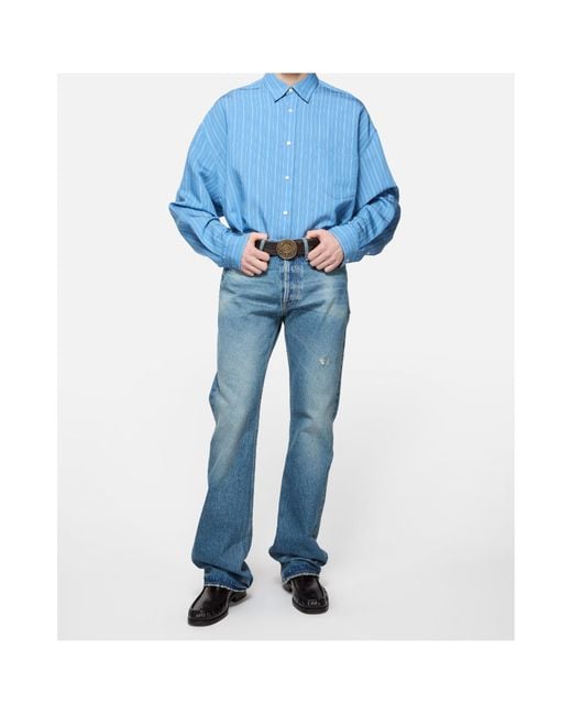 Acne Blue Jeans With Belt Loops for men