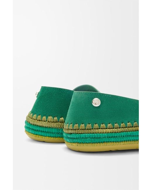 Loewe Green Rio Slipper