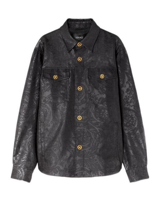 Versace Black Blouson for men