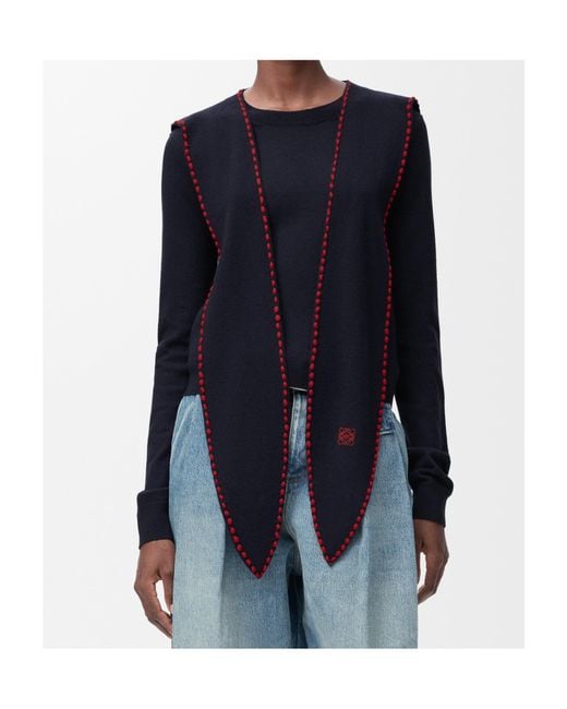 Loewe Blue Long-Sleeved Sweater