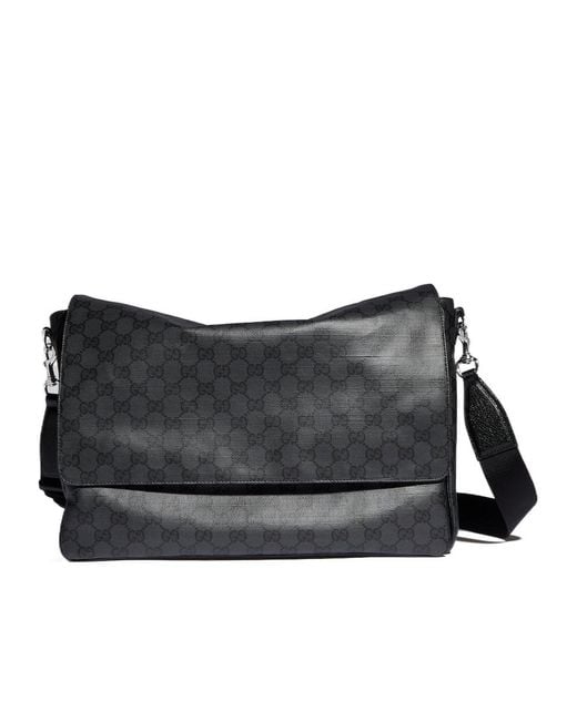 Gucci Black Essence Classic Medium Crossbody Bag for men