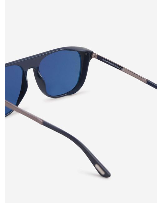 Tom Ford Blue Rectangular Sunglasses for men