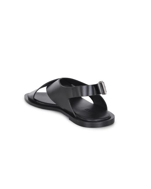 Alohas Black Nalu Flat Sandals
