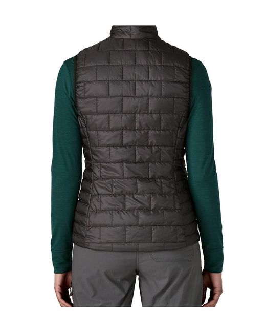 Patagonia Black Sleeveless Cotton-Padded Jacket